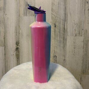 BRUMATE Rehydration Bottle Holographic Pastel Water Bottle w/ Straw 25oz.